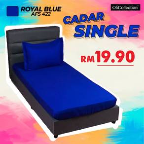 Set Cadar Asrama Royal Blue AFS422