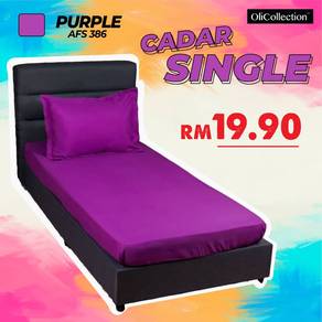 Set Cadar Asrama Purple AFS386