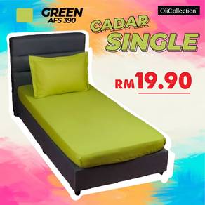 Set Cadar Asrama Green AFS390