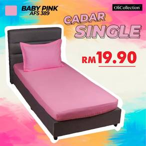 Set Cadar Asrama Baby Pink AFS389