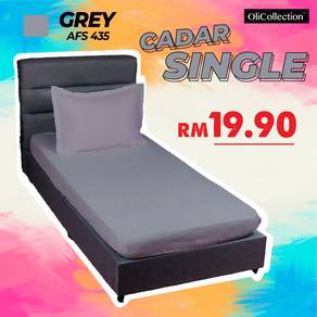 Set Cadar Asrama Grey AFS435