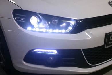 Scirocco Pre Lci Head Lamp Projector LED Bodykit