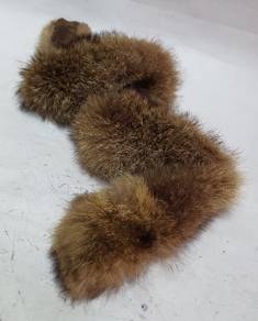 Beautiful Vintage Handmade Mink Real Fur Brown Col