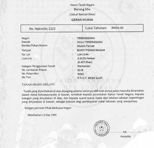 Agricultural-Land-for-sale-Hulu-Terengganu-Terengganu