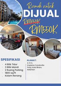 [PANJI] Apartment Fully Furnished Impiana Condovilla Untuk Dimiliki