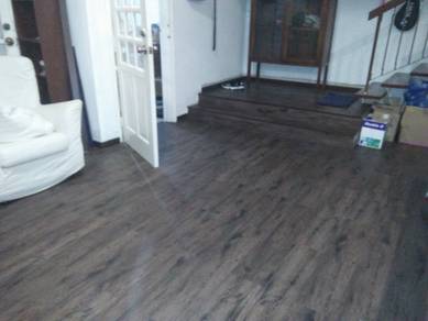 LANTAI VINYL 3mm TEBAL l install vinyl floor 3mm
