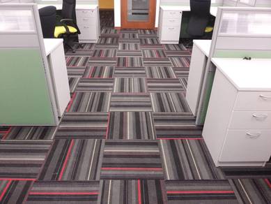 INSTALL OFFCE CARPET l pasang karpet pejabat anda