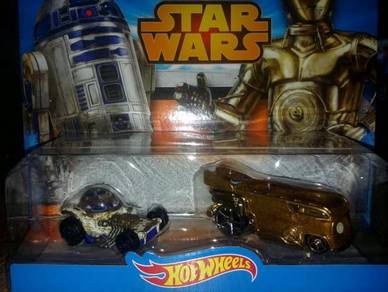 Hotwheel Star Wars C3P0 & R2D2 Cars