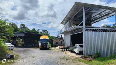Vacant land with 2 warehouse and 1 detached house at Moyan Sin San Tu