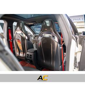Mercedes AMG Recaro Seat Dry Carbon Cover