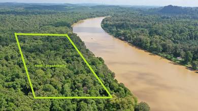 Sandakan Kinabatangan Sukau (Eco-tourism)  Jungle Riverside Land 27acs