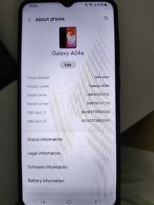 SAMSUNG GALAXY A04e