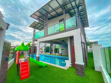 Corner Lot | Pool | Fully Reno| Semi-D Taman Keranji, Alor Setar