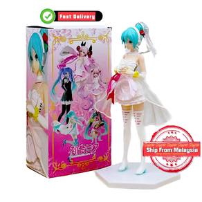 Anime Hatsune Miku Figure Wedding Dress PVC Action