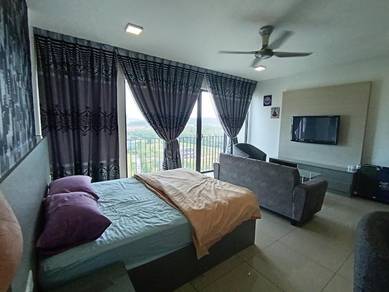FREEHOOD FULLY FURNISHED STUDIO Trefoil Setia Alam Shah Alam