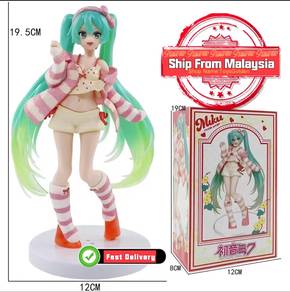 Anime Hatsune Miku Figure Miku Room Wear PVC Actio