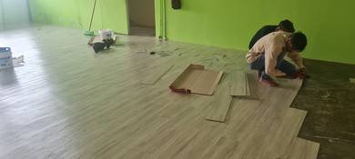 VINYL FLOORING 3mm l pasang lantai vinyl 3mm