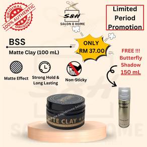 BSS Matte Clay 100 ml Free Hairspray