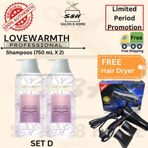 LW N&S Shampoos (750ml X 2 pcs) Free Hair Dryer