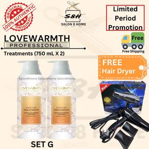 LW Amino Treatment (750mL X 2 pcs) Free Hair Dryer