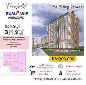 FREE BOOKING Rumawip Putrajaya Near Hospital MRT ERL KLIA Express