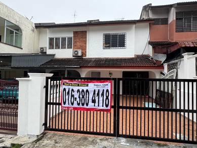 FREEHOLD 2 Storey House Fully Extent Taman Universiti Indah near shop