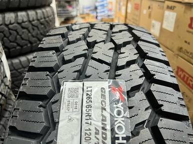 Tayar baru 265 65 17 Yokohama Geolandar AT tyres
