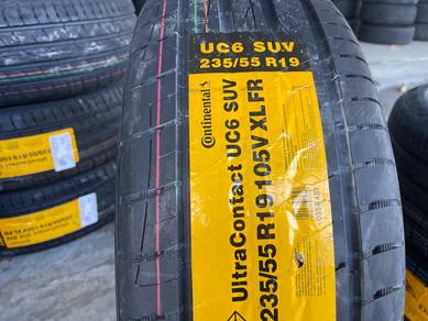 Tayar baru 235 55 19 Continental uc6 suv 2024 tyre