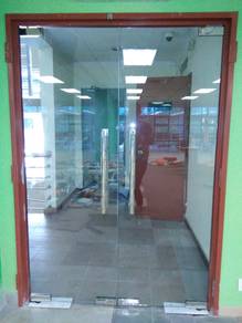 KACA TAHAN PECAH PINTU KACA l glass door 12mm l