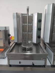 Gas  &amp; Electric 3 Burner Shawarma Kebab Machine
