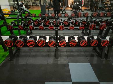 Dumbbell Ironbull Red Stripe Round Gym Equipment🔥