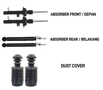 BEZZA 1.0 1.3 Absorber/Mounting/Lower Arm/Bearing