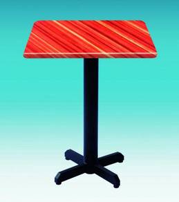 Wood Grain Fibreglass Cafe Table - W-CTMS-14