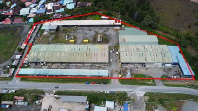 Putatan Warehouse | Spacious Land | Flood Free | Office | 4.32 Acres