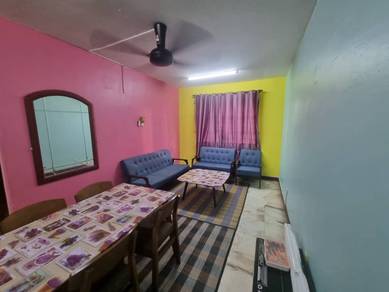 Flat PKNS, Seksyen 7. Fully Furnish. Low Deposit 1+1.