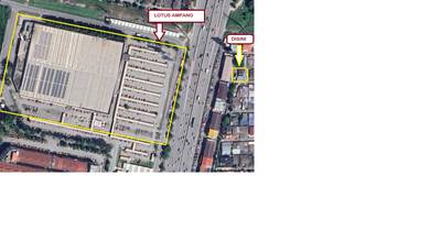 Tanah Tepi Jalan Sebelah LOTUS AMPANG Bungalow Lot Pandan Dalam Ampang
