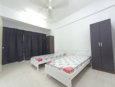 BILIK LUAS HARGA MURAH|Vista Mutiara Kepong|Jln Kaki MRT|Inc Air&Api