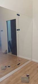 PASANG CERMIN DINDING l install custom wall mirror