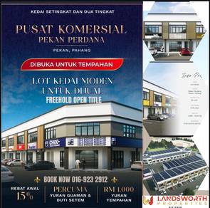 Shoplot Baharu Pekan Perdana. Hot Location, Freehold Open Title!
