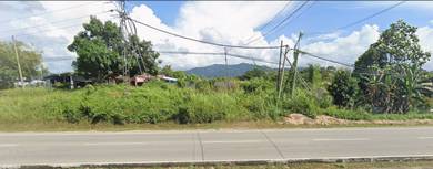 Penampang Pan Borneo Roadside land