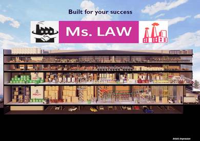 MSCity 4 Storey Semi D Factory Office Batu Maung Bayan Lepas for RENT