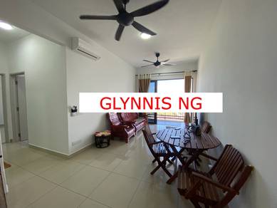 Eco Bloom 901sf pool view furnished Simpang Ampat for rent