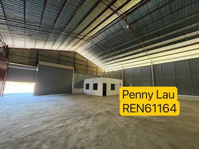 Tuaran Warehouse For Rent|Roadside|Covered Warehouse|Storage|Factory