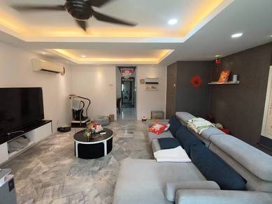 Two Storey House at Pandan Perdana Guarded 4R3B Kitchen Fully Extend