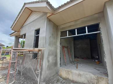 Semi D bersaiz banglo untuk dijual Bandar Pasir Puteh- Dalam pembinaan