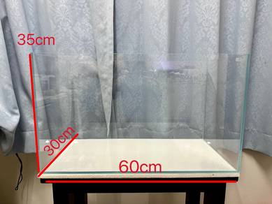 YEE crystal clear white glass aquarium