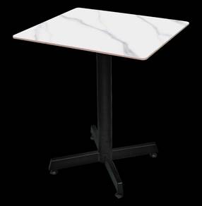Sintered Stone Cafe Table with Cross Leg-SM
