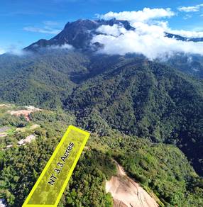 Kundasang Land Mt Kinabalu View | NT 3.3 Acres | Mesilau Ranau Nabalu