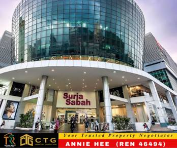 Suria Sabah Retail Shop Lot For Sale