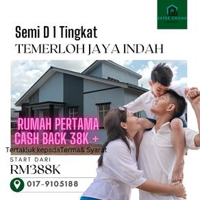 Rumah Berkembar Setingkat Temerloh Jaya Indah, Taman Armani Pahang